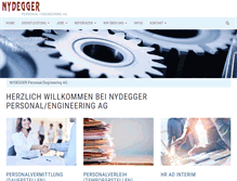 Tablet Screenshot of nydeggerag.ch